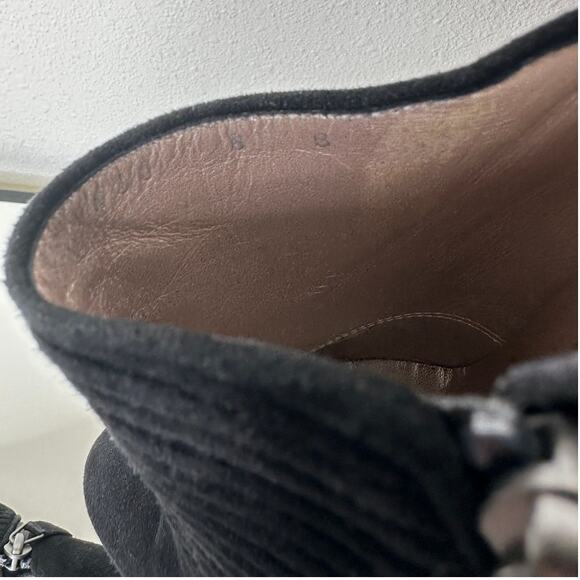 Salvatore Ferragamo Black Suede Narni Stiletto Bootie Side Zip 8 - Picture 14 of 16